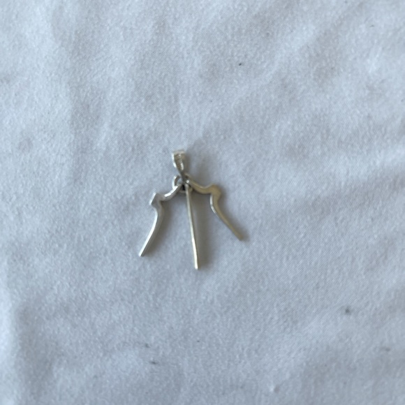 Silver 925 Pendant for Choker or Chain - Picture 3 of 4